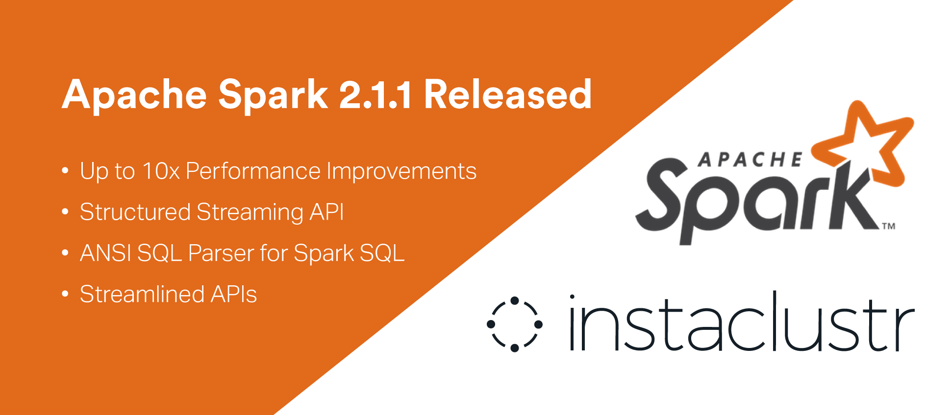 Managed Service for Apache Spark™ 2.1.1 | Instaclustr