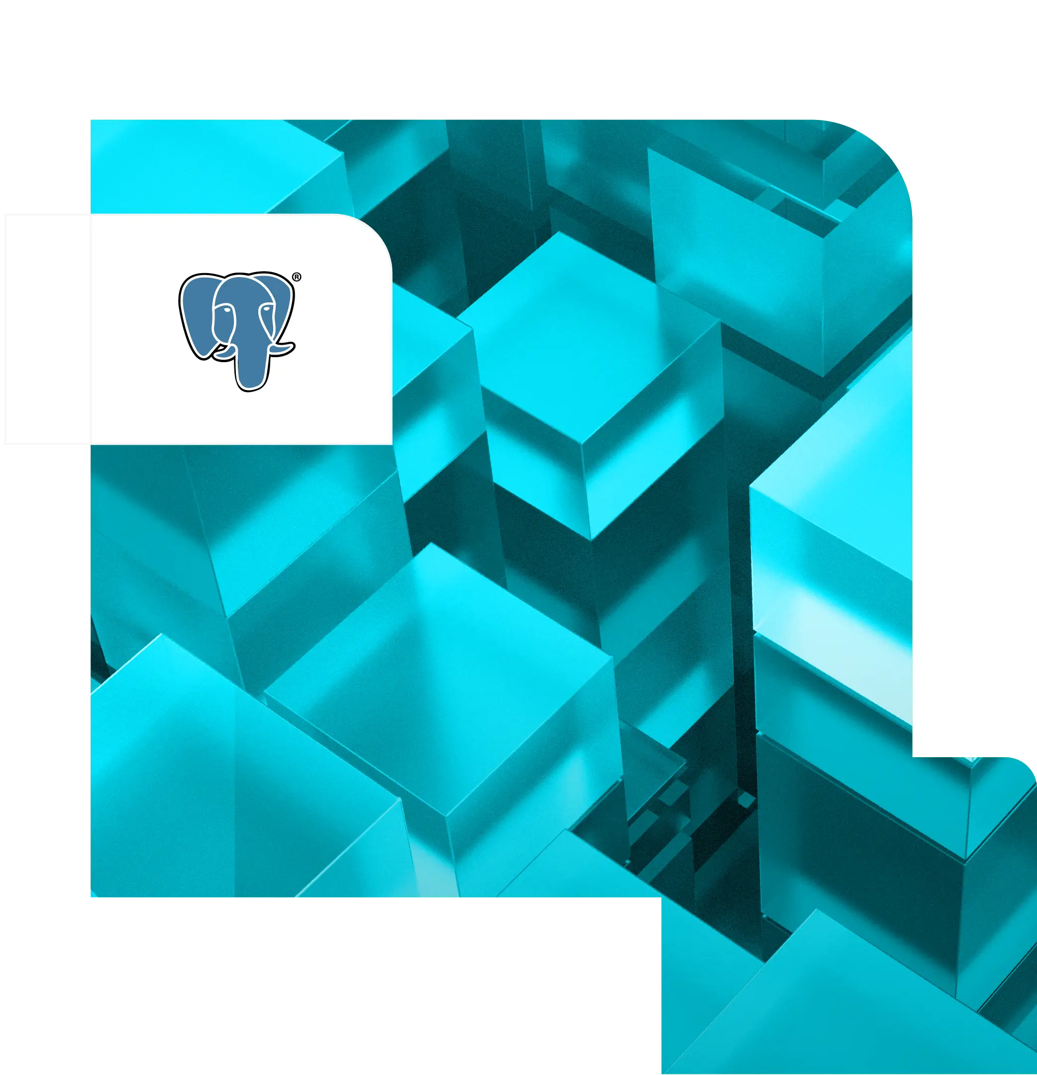 PostgreSQL product logo texture