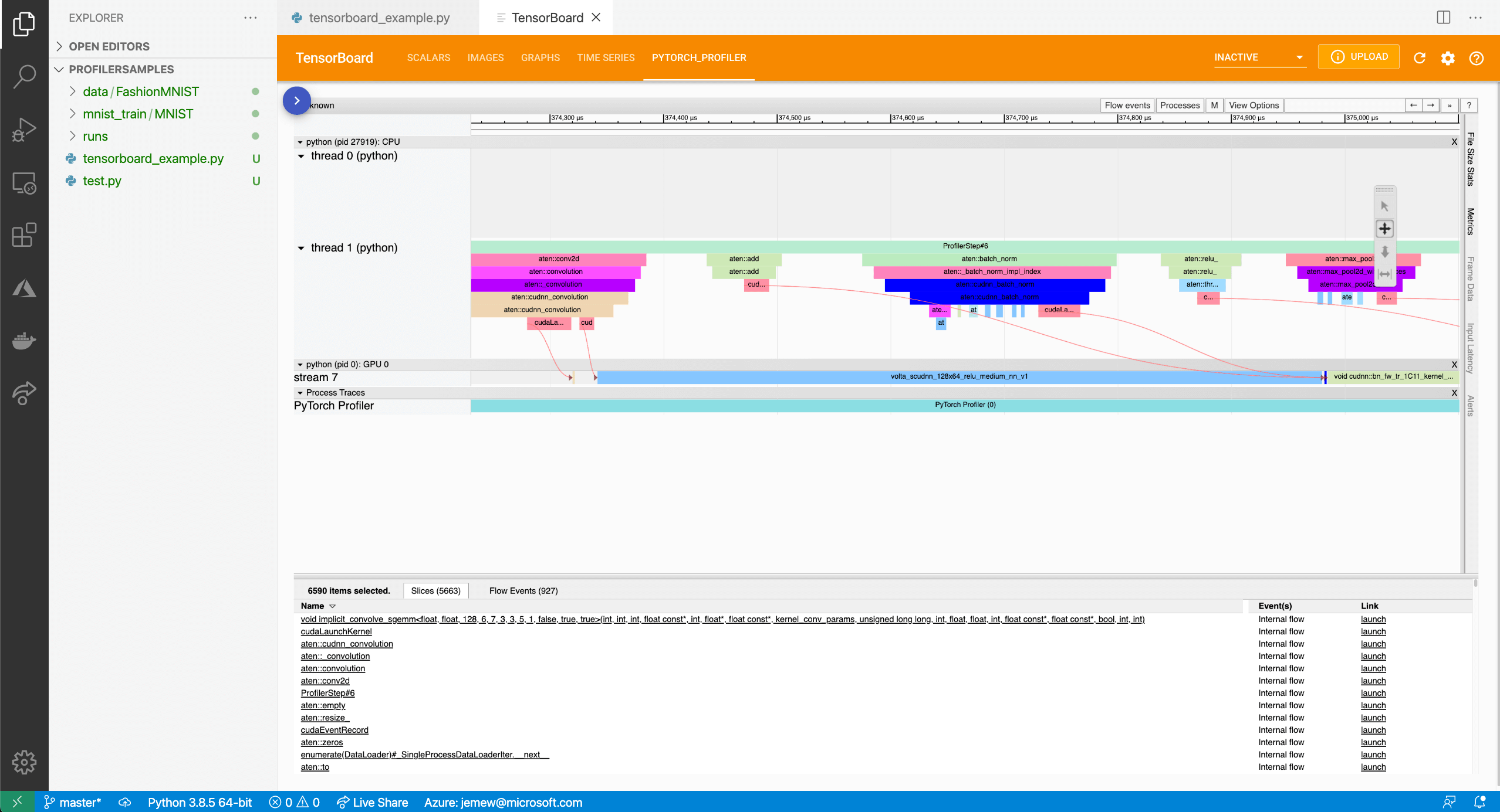 PyTorch screenshot