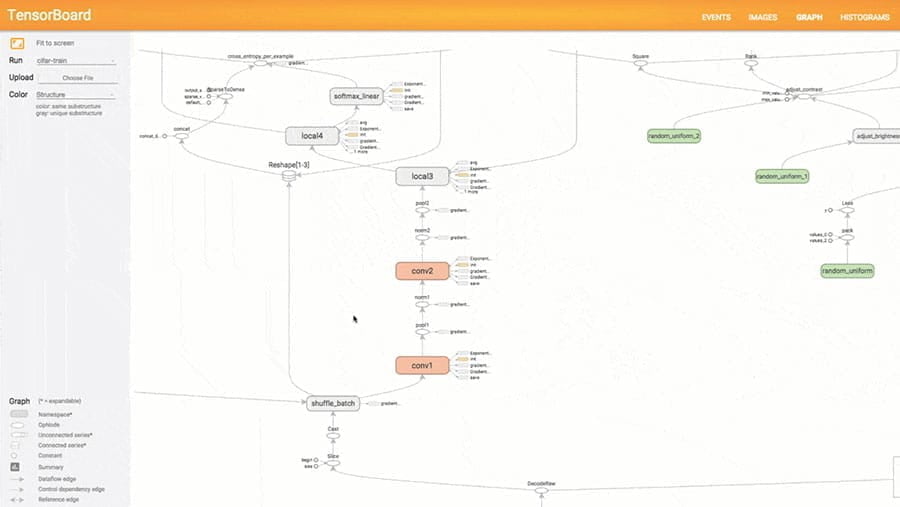 TensorFlow screenshot